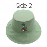 FlapJackKids Kids’ Colouring Sun Hat Medium 3-4year – Dino FJKCS908M