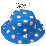 FlapJackKids Καπέλο Διπλής Όψης UPF 50+ – Lion/Monkey FJKPH517