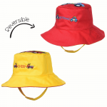 FlapJackKids Καπέλο Διπλής Όψης UPF 50  – Πυροσβεστικό (Cotton)  6Μ-24Μ LUV0117S