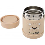 FreeOn Ανοξείδωτο Θερμός Φαγητού 350ml Bear Beige 380739