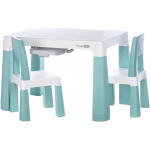 FreeOn Παιδικό Τραπεζάκι Με 2 Καρέκλες Neo white/mint 46637