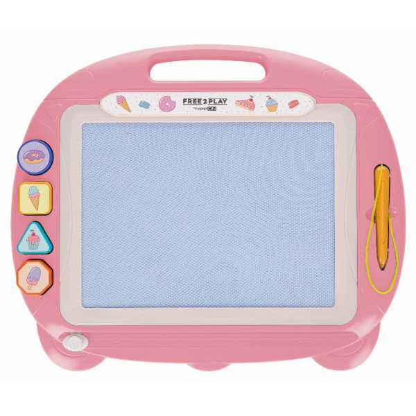 Free2Play Μαγνητικός πίνακας ζωγραφικής Ροζ 83198