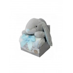 FreeOn Απαλό Λούτρινο Παιχνίδι με Κουβερτούλα Γκρι λαγουδάκι 85925 FreeOn Απαλό Λούτρινο Παιχνίδι με Κουβερτούλα Γκρι λαγουδάκι 85925