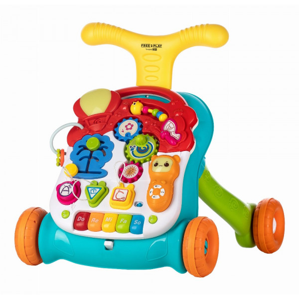 FreeOn Περπατούρα Free2Play Baby walker Walk&Play 2in1multicolor 85994