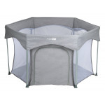 FreeOn Παρκοκρέβατο Hexagon Quick folding melange grey 88353