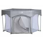 FreeOn Παρκοκρέβατο Hexagon Quick folding melange grey 88353