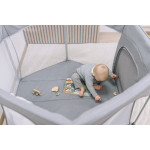 FreeOn Παρκοκρέβατο Hexagon Quick folding melange grey 88353