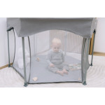 FreeOn Παρκοκρέβατο Hexagon Quick folding melange grey 88353