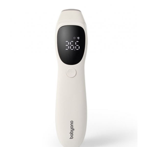 Babyono Ηλεκτρονικό ψηφιακό θερμόμετρο με υπέρυθρες για το μέτωπο και το αυτί non-contact thermometer BN1575