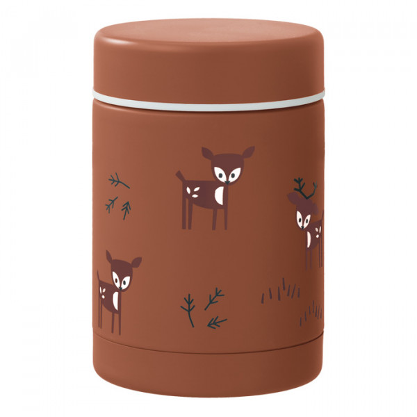 Fresk Θερμός Από Ανοξείδωτο Ατσάλι Φαγητού 300ml Deer Amber Brown FR-FD100-34