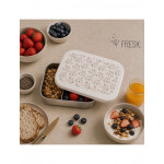 Fresk Δοχείο Φαγητού Με Καπάκι Σιλικόνης Garden Flowers FR-FD600-75