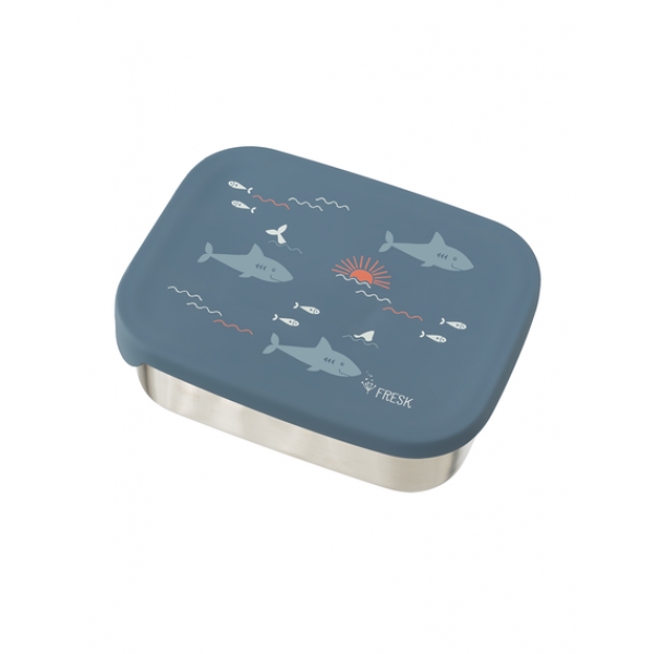 Fresk Δοχείο Φαγητού Με Καπάκι Σιλικόνης Shark FR-FD600-88