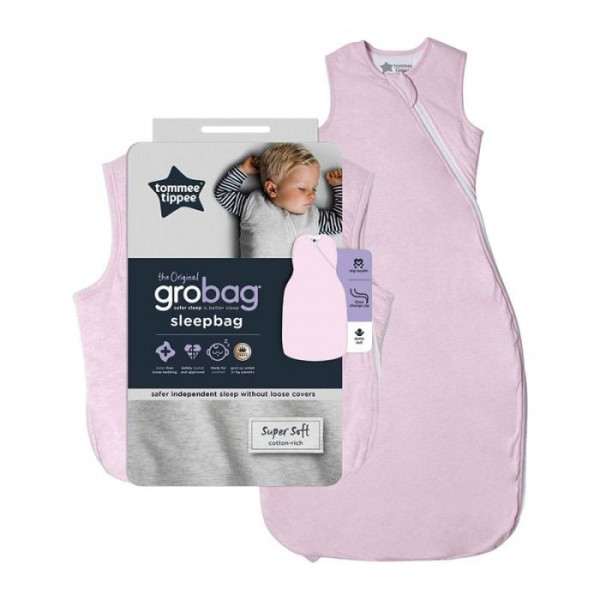 GroBag Υπνόσακος 1 Τog 18-36μηνών Pink Marl 491082