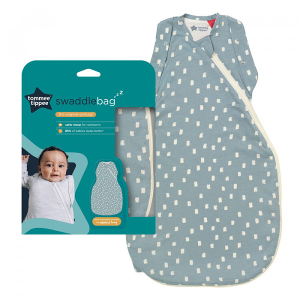 Gro Swaddle bag Υπνόσακος Φθινοπωρινός 1 tog 0-3 μηνών Navy Speck 491608