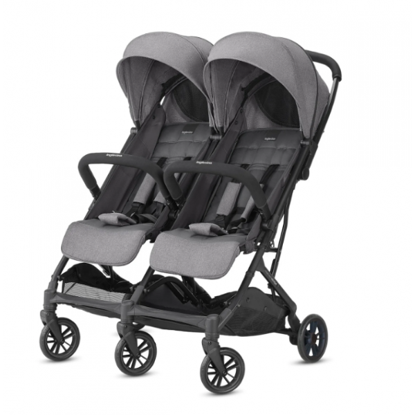 Inglesina Καρότσι Διδύμων Twin Sketch Black Grey AH86R0GRY