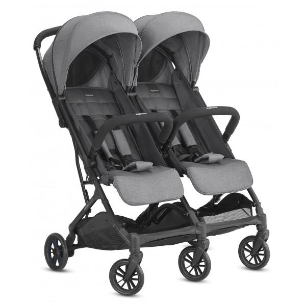 Inglesina Καρότσι Διδύμων Twin Sketch Black Grey AH86R0GRY