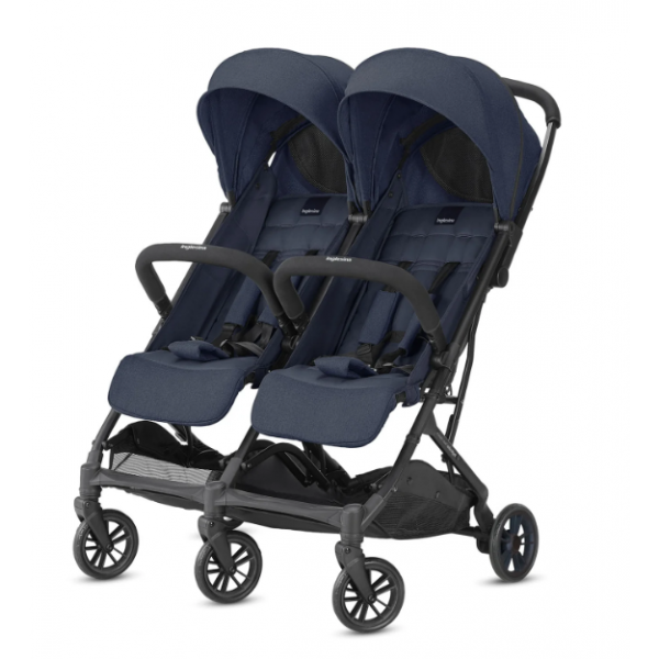 Inglesina Καρότσι Διδύμων Twin Sketch Black Navy AH86R0NAV