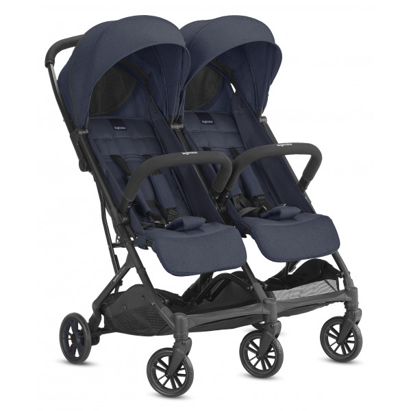 Inglesina Καρότσι Διδύμων Twin Sketch Black Navy AH86R0NAV