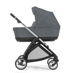 Inglesina Πολυκαρότσι Electa Quattro Χρώμα Union Grey Με Σκελετό Silver Black Και Κάθισμα Αυτοκινήτου Darwin Infant KA51R0UNG