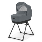 Inglesina Πολυκαρότσι Electa Quattro Χρώμα Union Grey Με Σκελετό Silver Black Και Κάθισμα Αυτοκινήτου Darwin Infant KA51R0UNG