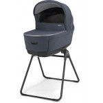 Inglesina Πολυκαρότσι Electa Quattro Rooftop Blue Με Σκελετό Iron Black και Κάθισμα Αυτοκινήτου Darwin Infant KA51T0RTB
