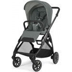 Inglesina Πολυκαρότσι Electa Quattro Studio Grey Με Σκελετό Iron Black και Κάθισμα Αυτοκινήτου Darwin Infant KA51T0SDG
