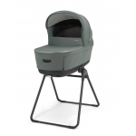 Inglesina Πολυκαρότσι Electa Quattro Studio Grey  Με Σκελετό Iron Black και Κάθισμα Αυτοκινήτου Darwin Infant Recline KA52T0SDG