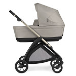 Inglesina Πολυκαρότσι Electa Duo System Battery Beige Με Σκελετό Iridio Black KA59S0BTB