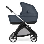 Inglesina Πολυκαρότσι Electa Duo System Hudson Blue Με Σκελετό Silver Black KA59S0HDB