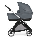Inglesina Πολυκαρότσι Electa Duo System Union Grey Με Σκελετό Silver Black KA59S0UNG
