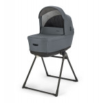 Inglesina Πολυκαρότσι Electa Duo System Union Grey Με Σκελετό Silver Black KA59S0UNG