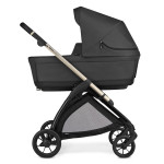 Inglesina Πολυκαρότσι Electa Duo System Upper Black Με Σκελετό Iridio Black KA59S0UPB