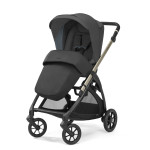 Inglesina Πολυκαρότσι Electa Duo System Upper Black Με Σκελετό Iridio Black KA59S0UPB
