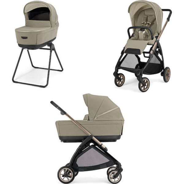 Inglesina Πολυκαρότσι Electa Duo Hangar Beige Με Σκελετό Bronze Black KA59T0HGB