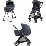 Inglesina Πολυκαρότσι Electa DuoRooftop Blue Με Σκελετό Iron Black KA59T0RTB