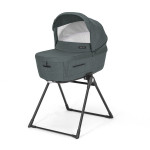 Inglesina Καρότσι Aptica Quattro System With Darwin Infant Recline Emerald Green Με Σκελετό Litio Black KA62R0EMG