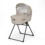 Inglesina Καρότσι Aptica Quattro System With Darwin Infant Pashmina Beige Με Σκελετό Palladio Black KA61R0PSB