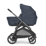 Inglesina Καρότσι Aptica Quattro System With Darwin Infant Resort Blue Με Σκελετό Litio Black KA61R0RSB