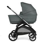 Inglesina Καρότσι Aptica Quattro System With Darwin Infant Emerald Green Με Σκελετό Litio Black KA61S0EMG