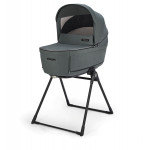 Inglesina Καρότσι Aptica Quattro System With Darwin Infant Emerald Green Με Σκελετό Litio Black KA61S0EMG