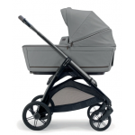 Inglesina Πολυκαρότσι Aptica Quattro Crystal Grey Με Σκελετό Litio Black και Κάθισμα Αυτοκινήτου Darwin Infant KA61T0CLG