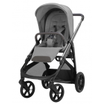 Inglesina Πολυκαρότσι Aptica Quattro Crystal Grey Με Σκελετό Litio Black και Κάθισμα Αυτοκινήτου Darwin Infant KA61T0CLG