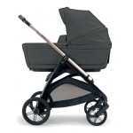 Inglesina Πολυκαρότσι Aptica Quattro Marble Grey Με Σκελετό Palladio Black και Κάθισμα Αυτοκινήτου Darwin Infant KA61T0MBG