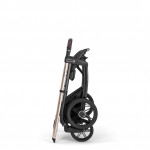Inglesina Πολυκαρότσι Aptica Quattro Vicuna Beige Με Σκελετό Palladio Black και Κάθισμα Αυτοκινήτου Darwin Infant KA61T0VIB