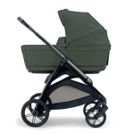 Inglesina Πολυκαρότσι Aptica Quattro Ivy Green Με Σκελετό Litio Black και Κάθισμα Αυτοκινήτου Darwin Infant Recline KA62T0IVG