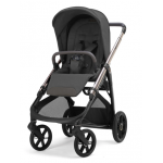 Inglesina Πολυκαρότσι Aptica Quattro Marble Grey Με Σκελετό Palladio Black και Κάθισμα Αυτοκινήτου Darwin Infant Recline KA62T0MBG