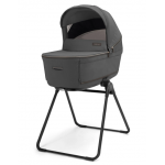 Inglesina Πολυκαρότσι Aptica Quattro Marble Grey Με Σκελετό Palladio Black και Κάθισμα Αυτοκινήτου Darwin Infant Recline KA62T0MBG