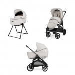 Inglesina Καρότσι Aptica Duo χρώμα Opal Ivory με σκελετό Iridio Black KA69S0OPI