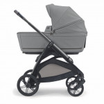 Inglesina Πολυκαρότσι Aptica Duo Crystal Grey Με Σκελετό Litio Black KA69T0CLG