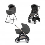 Inglesina Πολυκαρότσι Aptica Duo Marble Grey Με Σκελετό Palladio Black KA69T0MBG